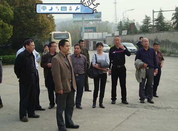 寧夏農機監(jiān)理總站來我公司考察